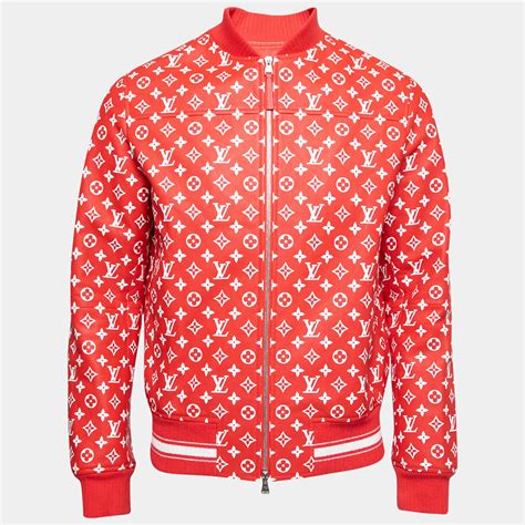 red leather louis vuitton jacket|Louis Vuitton monogram leather jacket.